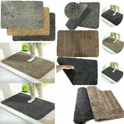 Super Absorbent Magic Door Mat Microfibre Clean Step Washable Anti-Slip FloorMat • £16.19