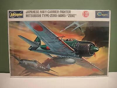 Hasegawa Japanese Navy Mitsubishi Zero A6M5 Zeke 1/32 #070:450 - New / Sealed • $37.79