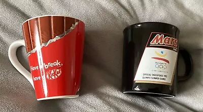 Nestle Kit Kat Mug & Mars Olympics Mug - Both Brand New & Unused • £4.89