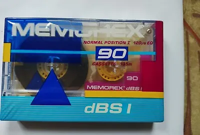 MEMOREX DBS C 90  Recordable Blank Audio Cassette Tape NEW  Damaged Wrappers  • £4.49