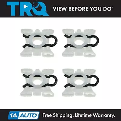 TRQ Window Regulator Sliding Pivot Clip Front Kit Set Of 4 For BMW E32 E34 E36 • $19.95