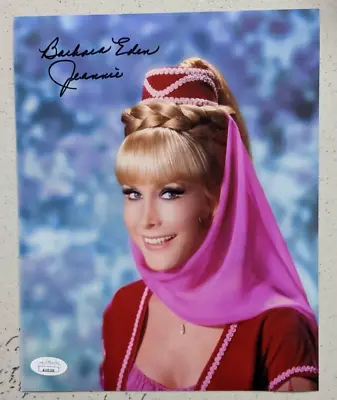 BARBARA EDEN Signed 8x10 PHOTO I Dream Of Jeannie Autograph BAS JSA COA C • $79.20