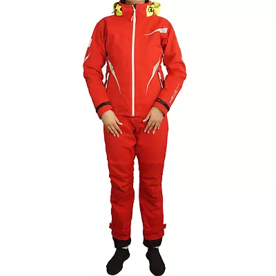 Women Marine Suit Red Waterproof Sailing Yachting EU46 UK/US36 XS VAP866 • £107.99