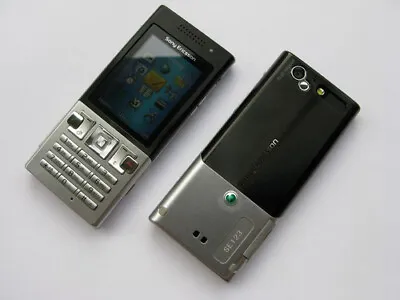 Sony Ericsson T700 - Black On Silver (Unlocked) Cellular Phone • $59