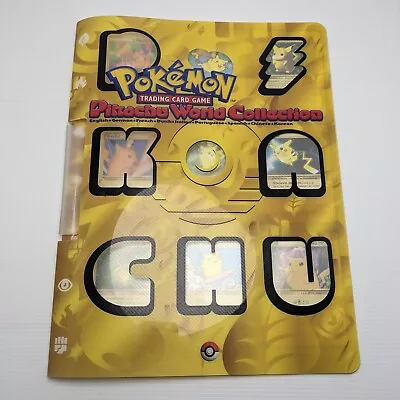 Pikachu World Collection Folder 2000 Pokemon Cards 9 Set Wizards Of The Coast 01 • $51