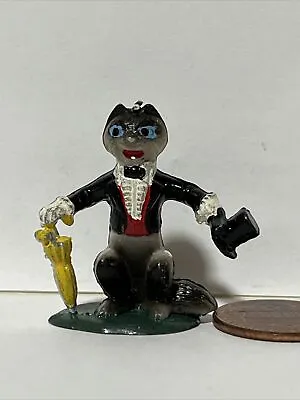 Marx Fairykins Gentleman Pussycat Plastic Figure Classic Nursery Rhyme Character • $5.99