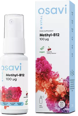 Osavi Methyl-B12 Oral Spray 100mcg (Cherry) - 25 Ml. • £9.13