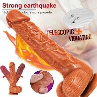 $20.95 • Buy Thrusting Vibrator Big Dildo Heating G-Spot Clitoris Stimulator Remote Sex Toy
