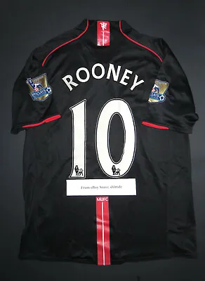 2007-2008 Nike Manchester United Wayne Rooney Jersey Shirt Kit England Away • $399.99