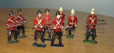 Lead Soldiers Mixed Lot Johilco & Britains Line Infantrymen Pre-war X 9 Figures • £5.99