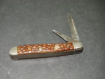 Vintage Boker Tree Brand 9903 Peanut Jack Pocket Knife USA REVERSE DOGLEG • $22