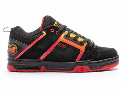 $149.95 • Buy DVS Shoes Spring 22 Comanche Black Red Yellow Nubuck