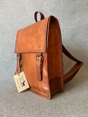 Leather Backpack 13” Tall Goat Leather B13T MacBook Satchel Billy Goat Designs • $84.16