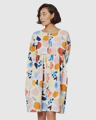 $135 • Buy GORMAN “Pollinate” Cotton Dress Size 10 Fits 12