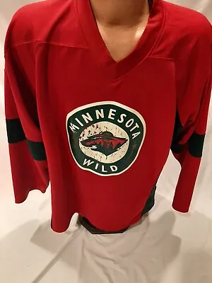 NHL Mikko Koivu Large Long Sleeve Shirt Jersey New With Tags Minnesota Wild  • $20