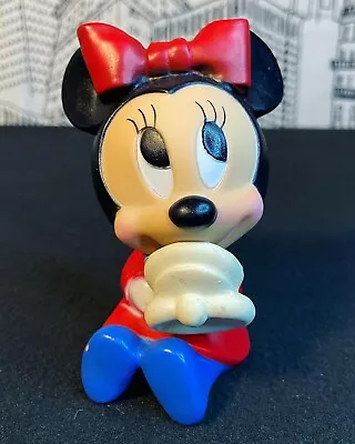 Vintage 1986 Baby Minnie Mouse Disney Nursery Lamp REPLACEMENT Rubber Figure • $4.95