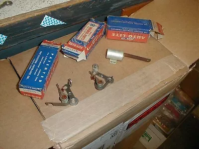 Nos Mopar 1958-9 Dual Point Distributor Points & Condenser Fury D-500 Adventurer • $95