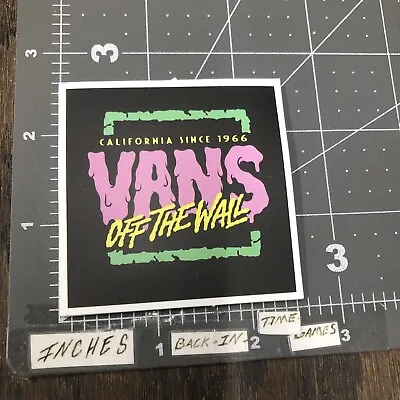 Vans Off The Wall Adult Humor Sticker For Skateboard Bottle Guitar Ect Mat46 • $3.79