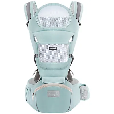£30.45 • Buy Ergonomic Baby Carrier With Waist Stool Front And Back Hip Seat Carriers