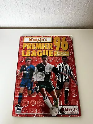 Merlins Premier League 96 Sticker Album Collection 1996 Vintage • £8.99