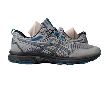 Asics Mens Shoes Size 10 Gray Blue Gel Venture 8 Running Shoes 1011A824 • $25.57
