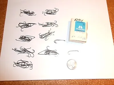 93 Vintage Mustad 94831 Size 6 Bronzed Fly Hooks - NOS • $7.99