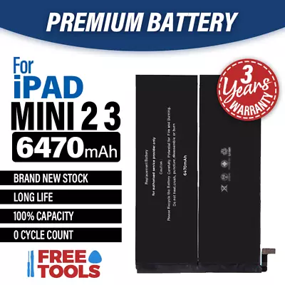 £12.40 • Buy New Genuine Quality Battery Replacement For IPad Mini 2 3 A1489 A1490 A1491 