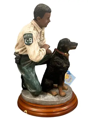 Vanmark Protectors Of Peace K-9 Sheriff Loyal Partner 1999 Ltd. Edition Figurine • $29