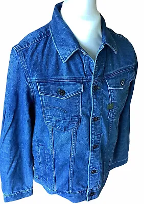 G-STAR RAW Arc 3D Denim Jacket Regular Blue  Mens Large L £125 • £29.99