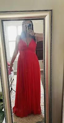 Meghan LA Enchanted Garden Maxi Dress In Red • $79