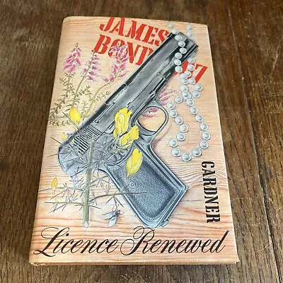 Licence Renewed John Gardner James Bond Book Club Edition 1981 Vintage Hardcover • £10.89