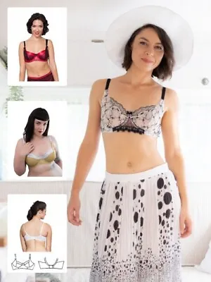 Booby Traps Sewing Pattern Balconette Bra Lingerie Curve 20 To 30 B To E Cup • £19.98