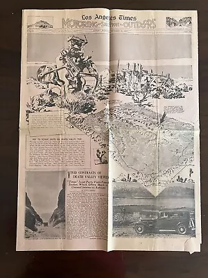 Los Angeles Times Motoring Section October 30 1932 Outdoors California SCARCE • $22.85