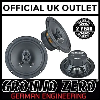 Vauxhall Corsa B Ground Zero 240W 6.5  17cm 2way Coaxial Front Door Car Speakers • £52.99