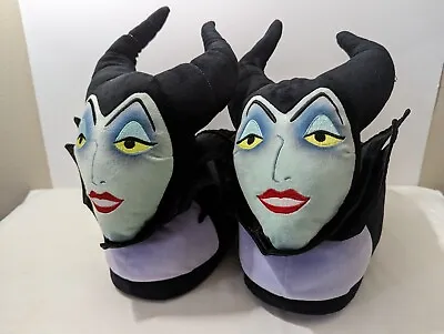 Disney Evil Maleficent Witch Happy Feet Slippers Size XL / XXL !  • $32.99