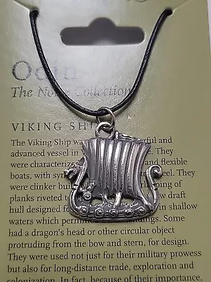 Viking Ship  Pewter Pendant From The Odin Norse Collection • $8.95