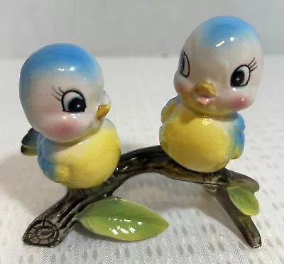 Vintage Norcrest Blue Birds On Branch Figure Japan • $54.59