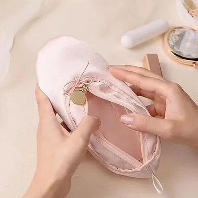 Personalized Travel Makeup Bag For Girls Custom Ballet Dance Shoe Cosmetic Bag • $21.98