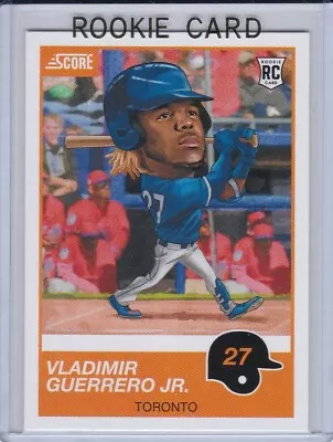 VLADIMIR GUERRERO JR. ROOKIE CARD 2019 Score BIG HEAD RC Blue Jays Baseball  • $0.99