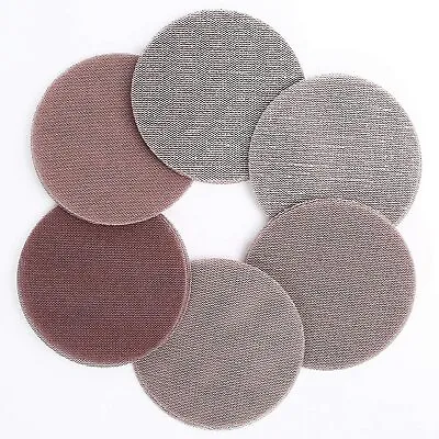 5 Inch Mesh Abrasive Sanding Discs 30PCS 60 80 120 180 240 320 Grit Sandpaper  • $11.39