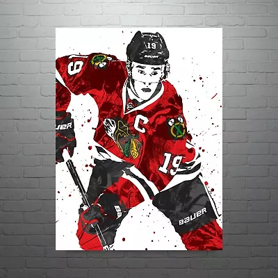 Jonathan Toews Chicago Blackhawks Sports Print Man Cave-FREE US SHIPPING • $21.49