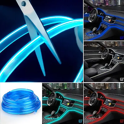 For Ford LED Car Ambient Lights Car Interior Light Strip Neon Accessories USA • $5.99