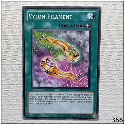 Vylon Filament - GENF-EN057 - Common Unlimited Yugioh • $1.63