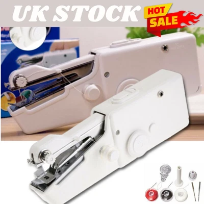£8.89 • Buy Mini Portable Handheld Cordless Sewing Machine Hand Held Stitch Home Clothes,