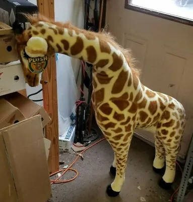  Melissa & Doug Jumbo Plush Giraffe Stuffed Animal Toy 4' Tall W/ Hang Tag • $124.99