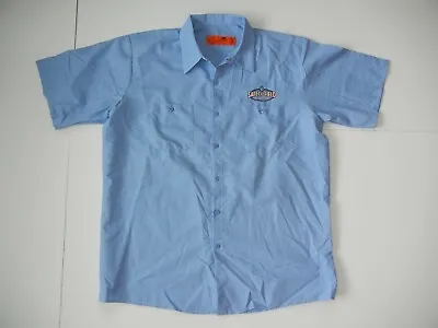 RED KAP Seattle Mariners Blue SAFECO FIELD WORK SHIRT Team Button-Up Sz Men's XL • $12.50