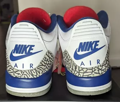 Size 12.5 - Jordan 3 Retro OG Mid True Blue - Pre-owned - Free Shipping • $450