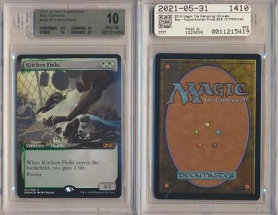 $183.75 • Buy Kitchen Finks - U27/040 - BGS 10 PRISTINE - Foil (Ultimate Masters) Magic C4H