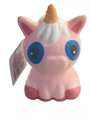 Pink Unicorn - Squishy Toy - Super Soft - Approx. 5.75  High-Stress Relief • $27.14