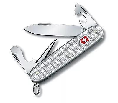 Victorinox PIONEER Silver Alox Swiss Army Knife - Made In Switzerland • $64.88